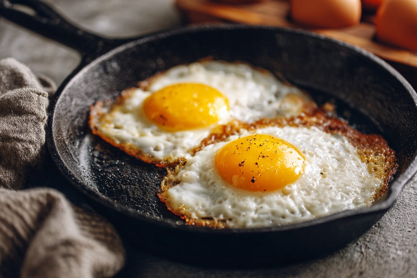 Butter-Basted Fried Eggs